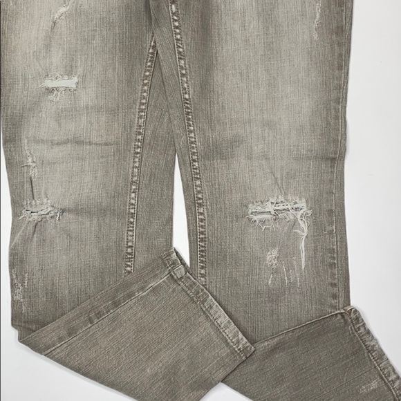 Free People Meg’s Tan Distressed skinny jeans 30 - Picture 8 of 14